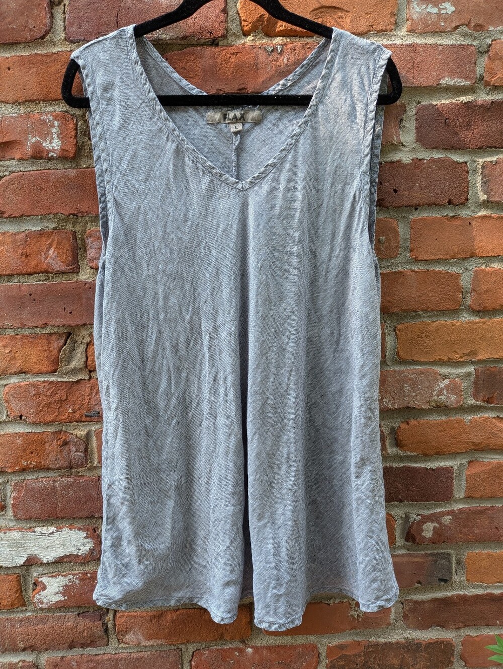 Flax Linen Tank Top Size Large
